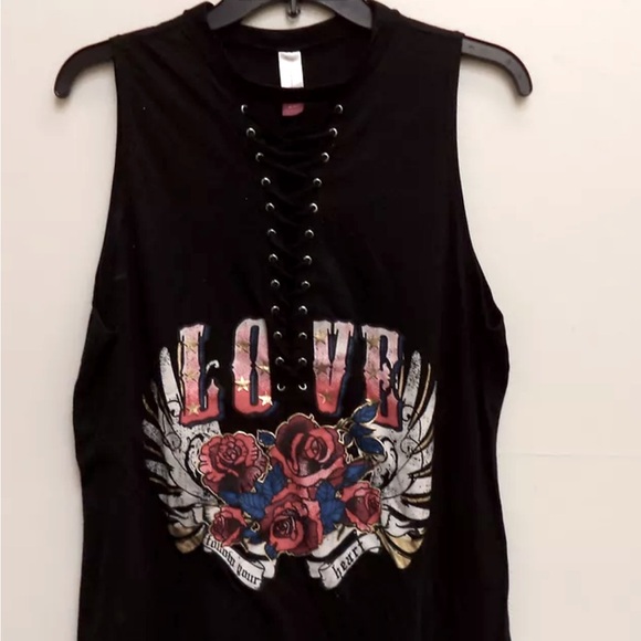 No Boundaries Tops - Vintage no boundaries Large tank shirt EUC